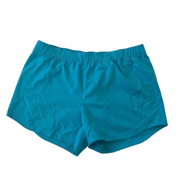 Columbia Pants - Columbia PFG Size M 4L Shorts Blue Turquoise Lightweight Packable Zip Pocket